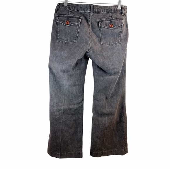 Banana Republic Gray Trouser Jeans 10S Wide Leg - Picture 3 of 6